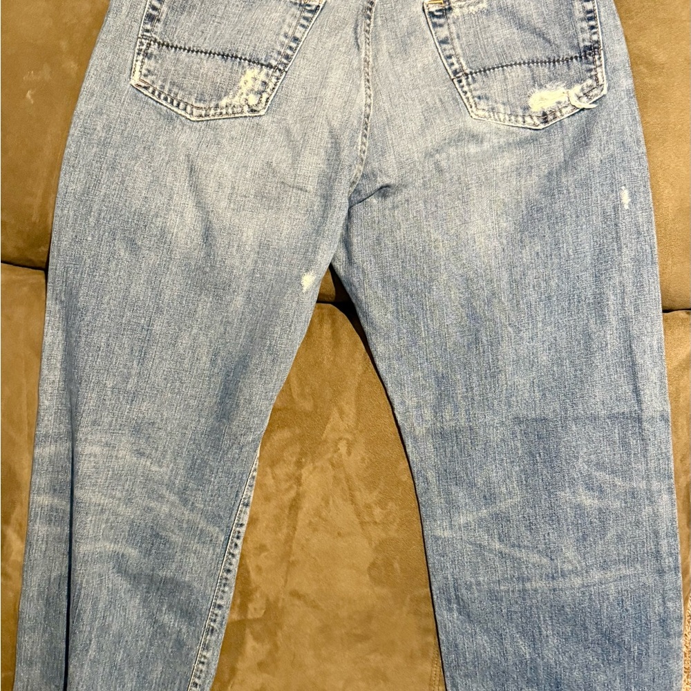 Distressed Blue Jeans - Picture 3 of 5